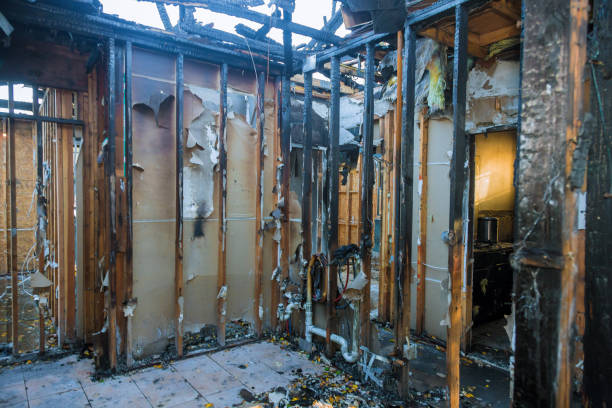 Professional Emergency Fire Cleanup technician working in Polk City, IA